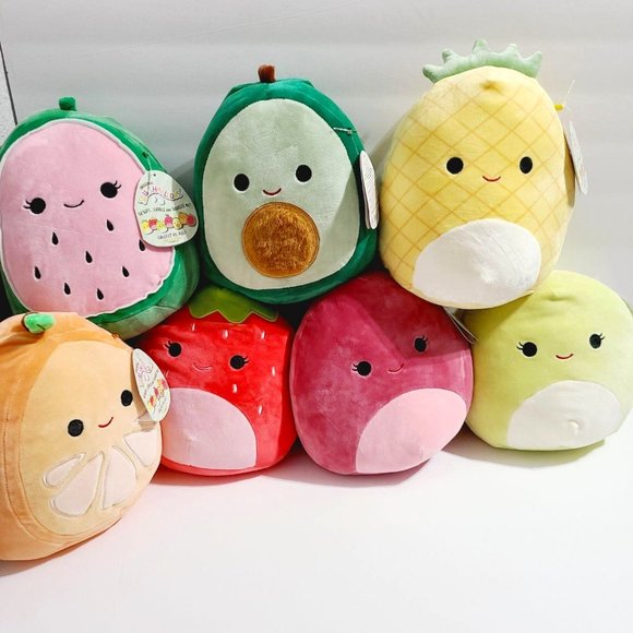 Kellytoy Other - Squishmallow Fruit Squad Collection Set Of 7